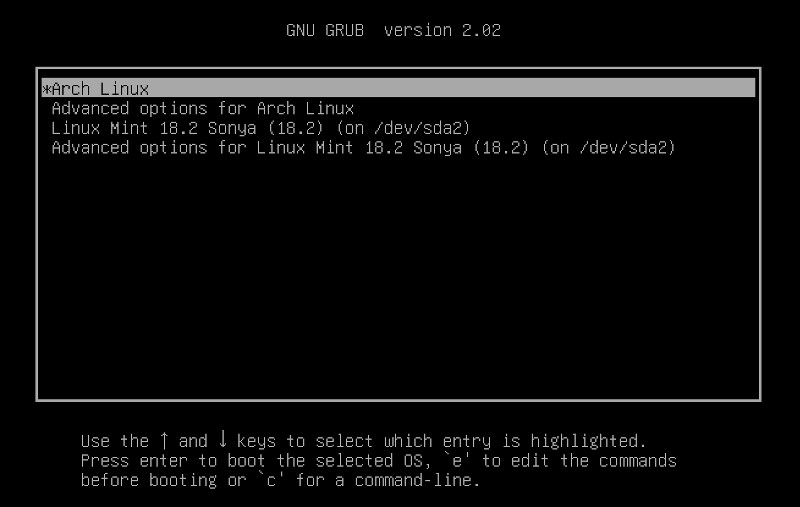 Arch Linux Terminal